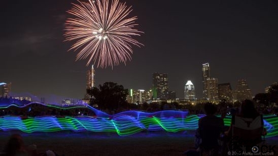 Downtown Austin fireworks 2012-0618