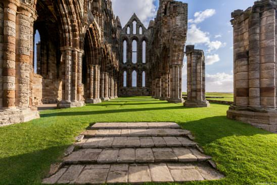 Whitby Cathedral Ruins Stairs