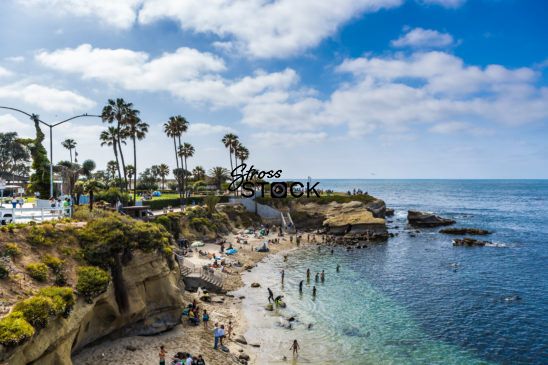 La Jolla Beach, La Jolla, San Diego, California, USA