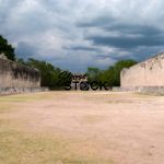 Mayan Sports Court Ruins Chichen Itza Mexico
