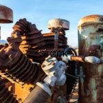 Old Internal Conbustion Engine, Ballerat, Death Valley, CA, USA