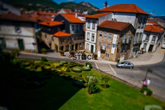 Portugal Town in Small Tilt Shift