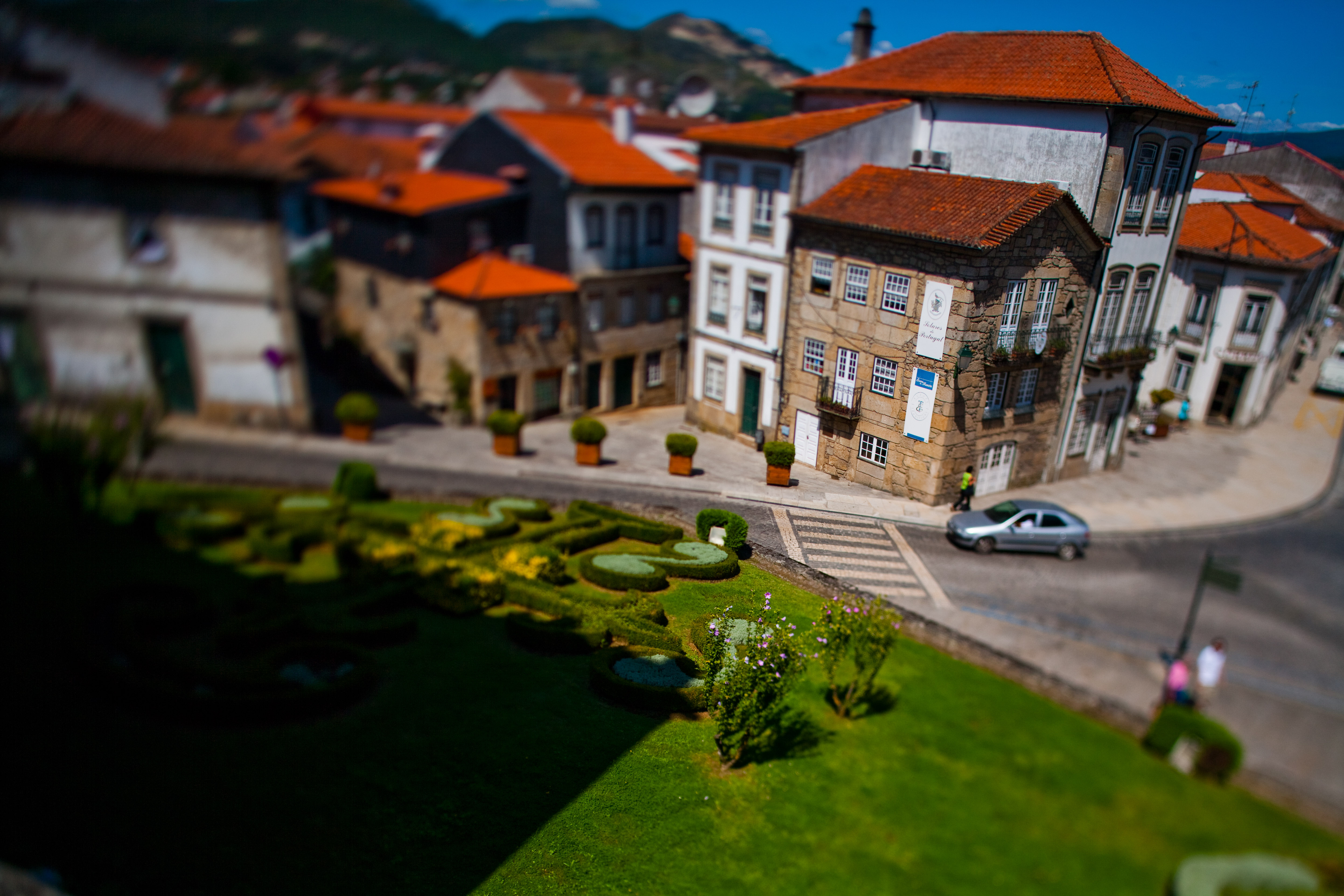 Portugal Town in Small Tilt Shift