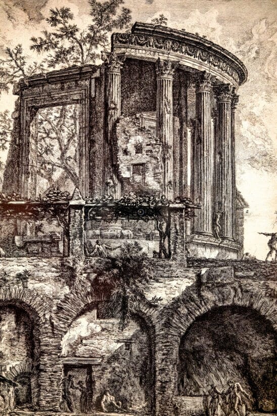 Study of Roman Architecture By Giovanni Battista Piranesi 1756