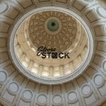 Capitol of Texas Rotunda Looking Up