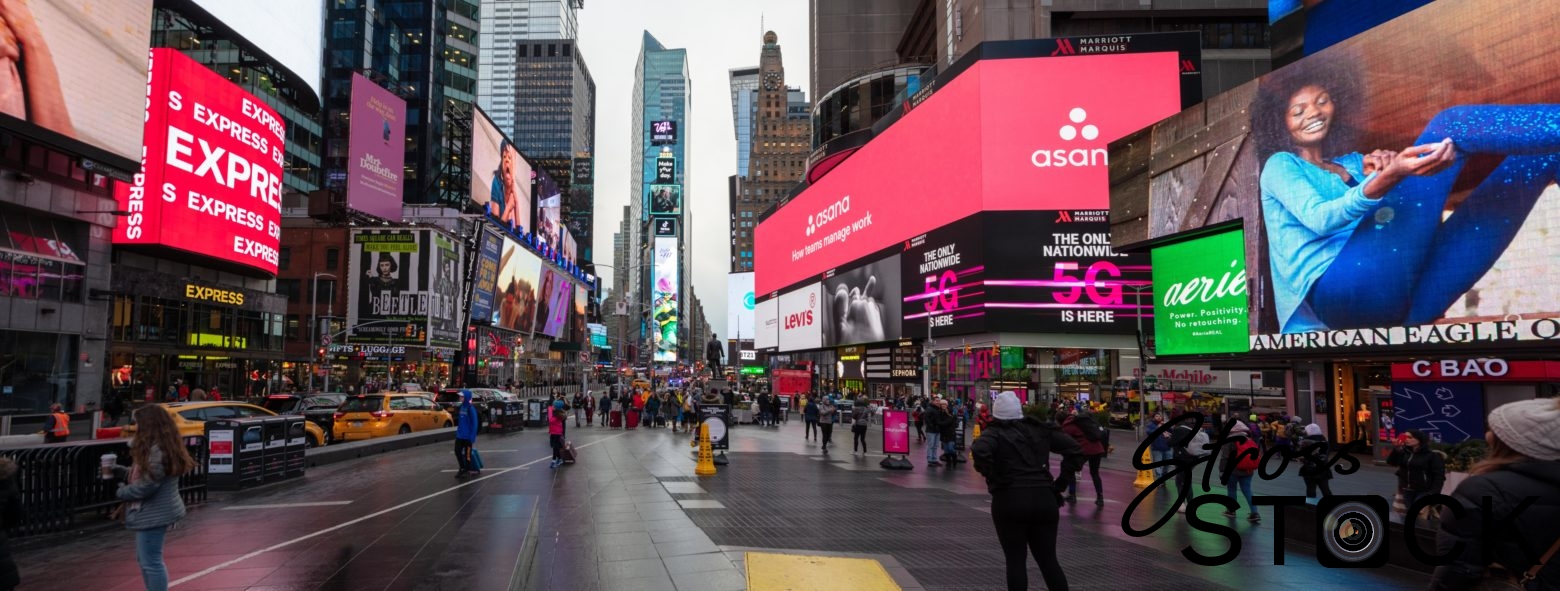 New York City Times Square In January 2020