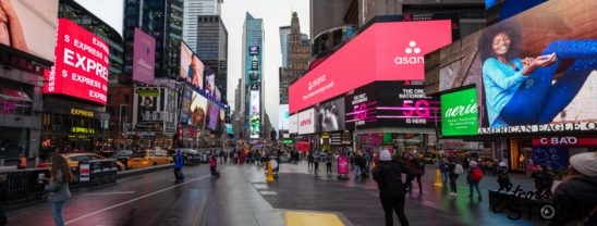 New York City Times Square In January 2020