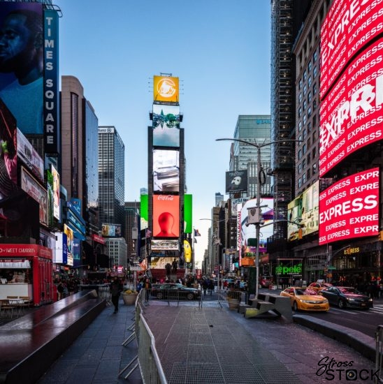 New York City Times Square Panorama In January 2020 2